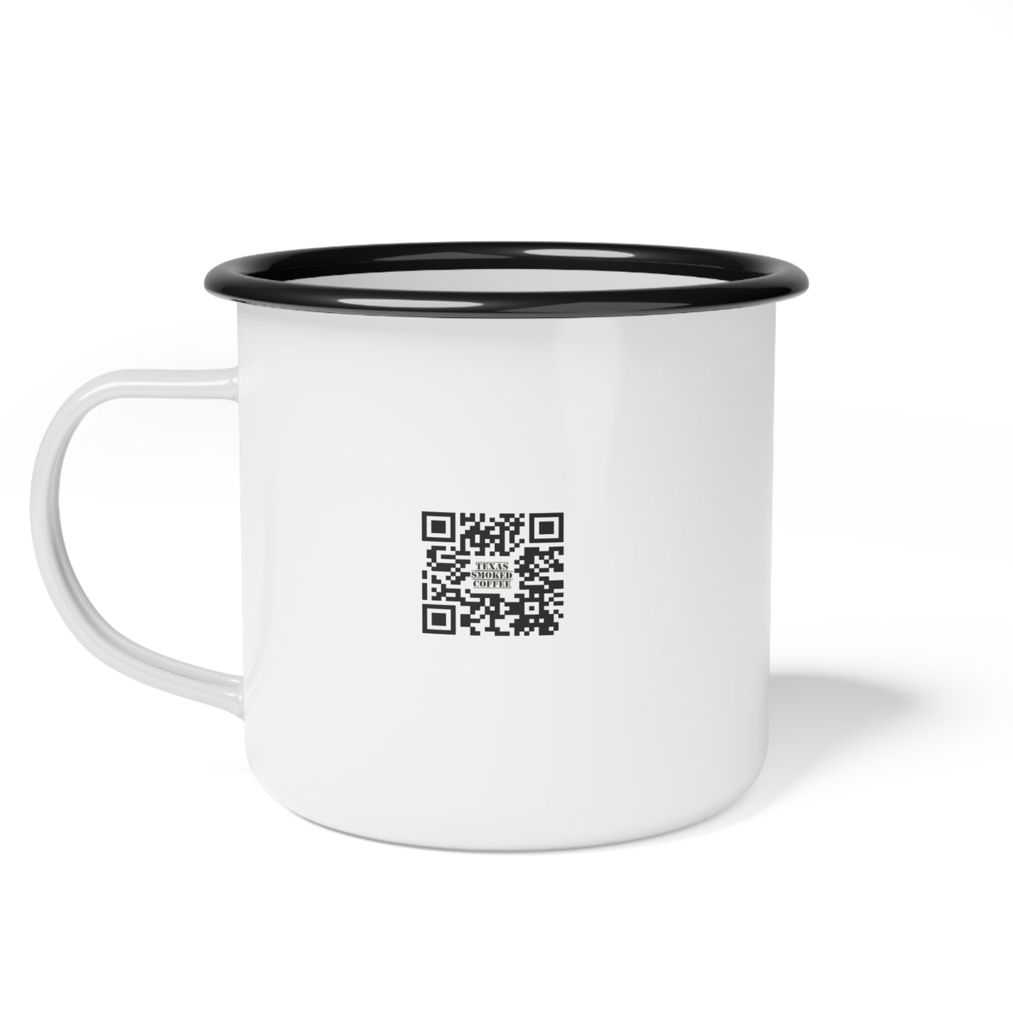 Enamel Camp Cup - Rustic Retro Camping Mug for Outdoors & Coffee